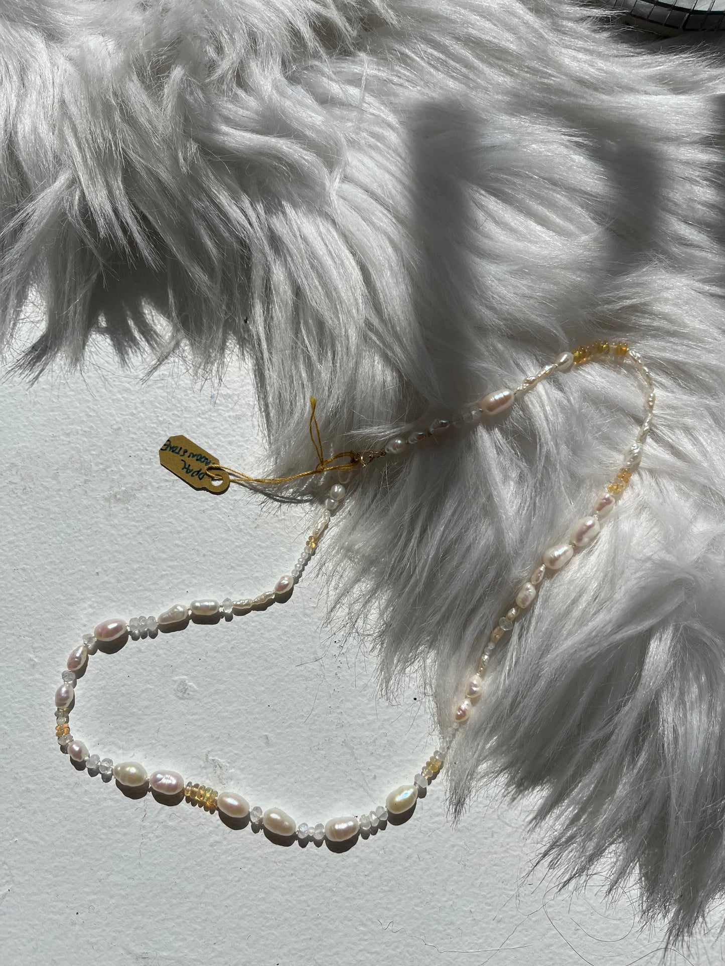 SOPHIE STRINGS PEARLS - OPAL MOONSTONE