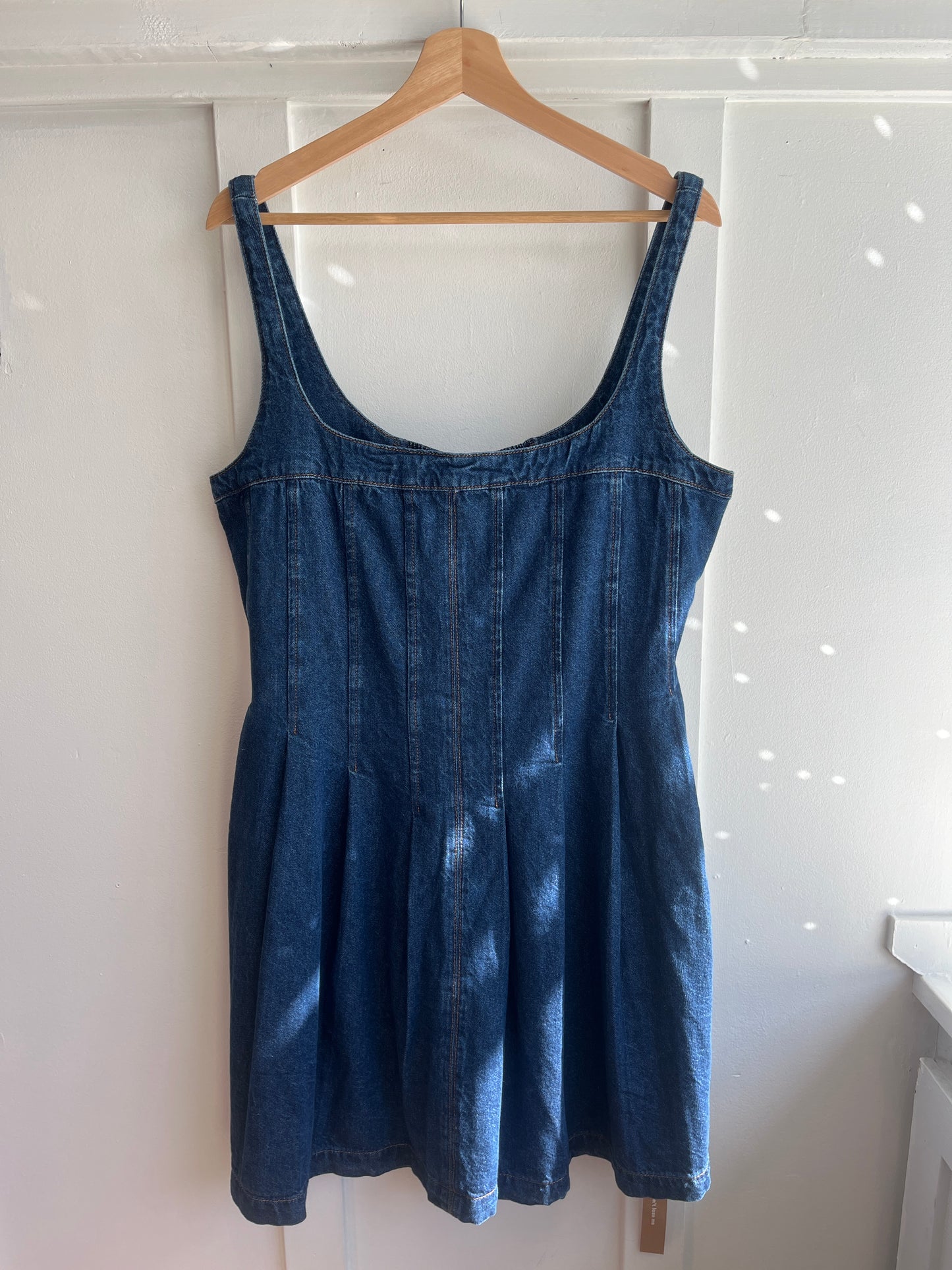 REFORMATION VIOLET DENIM DRESS - SZ 10