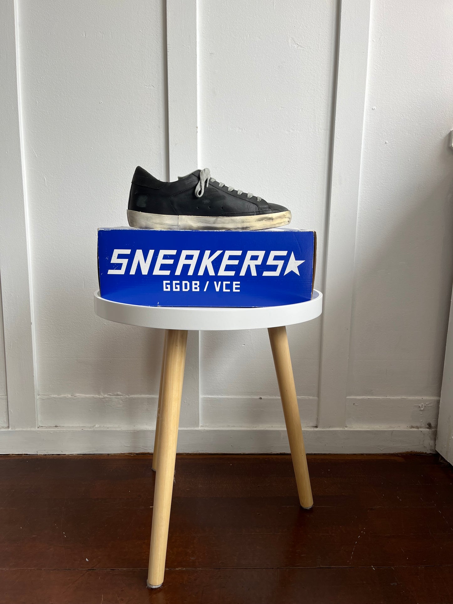 Golden Goose Black Skate Superstar Sneakers - 40