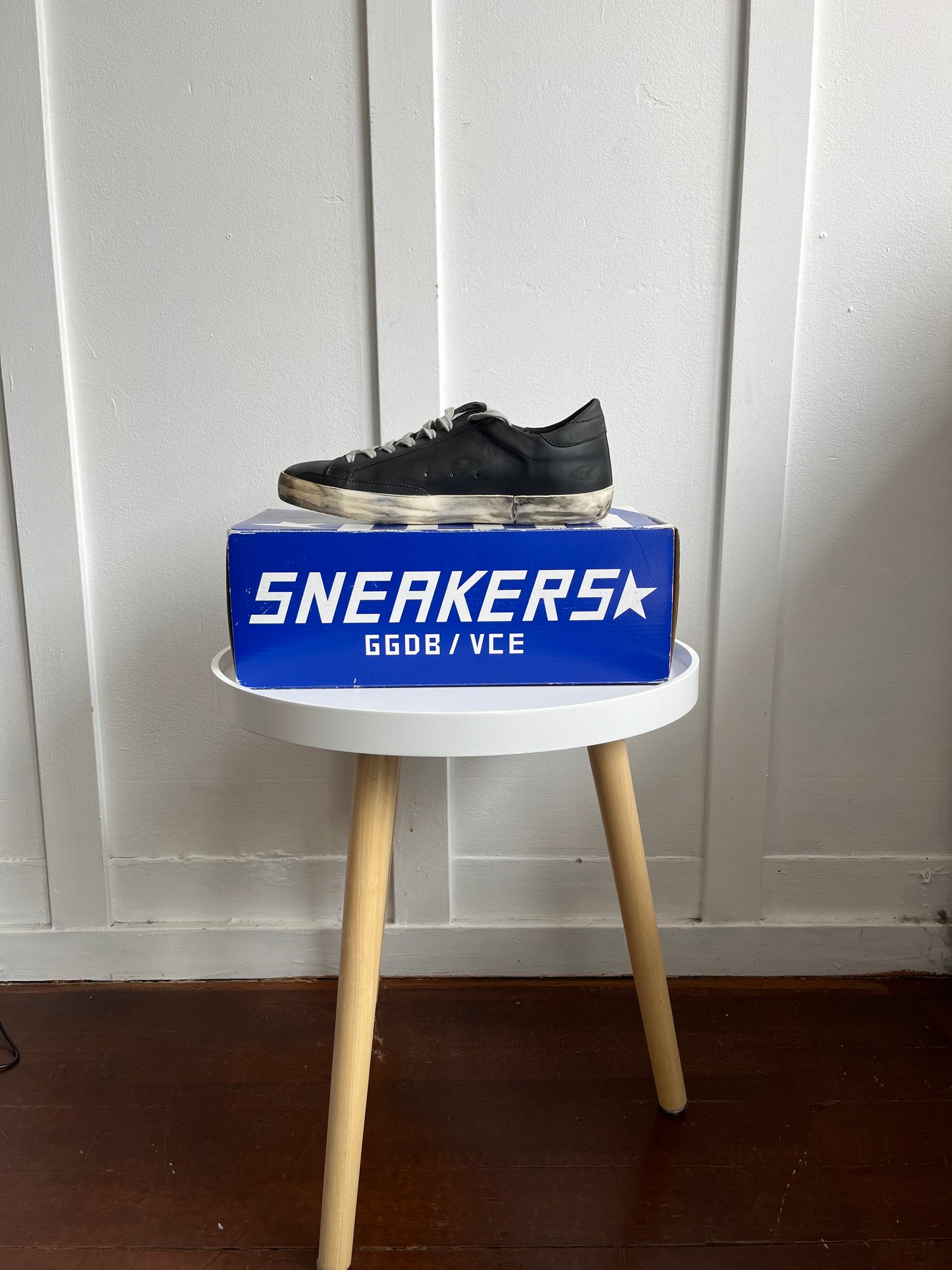 Golden Goose Black Skate Superstar Sneakers - 40