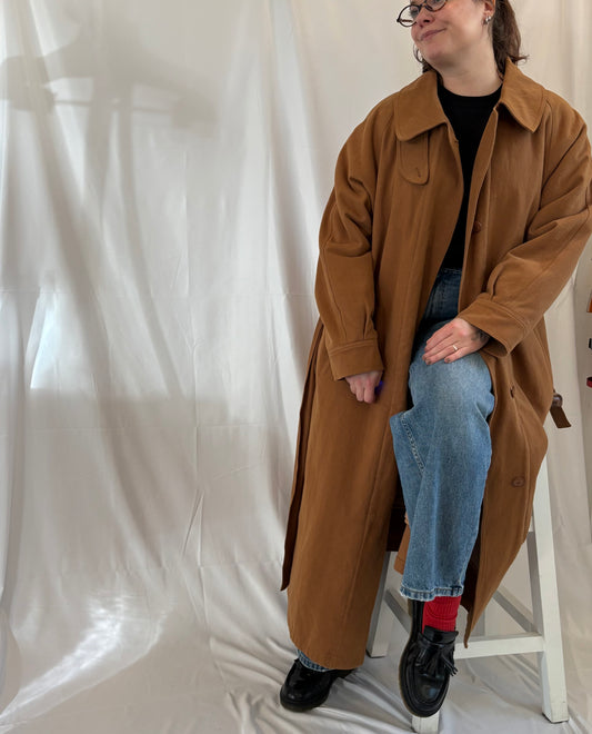 7115 By Szeki  Balmacaan Coat