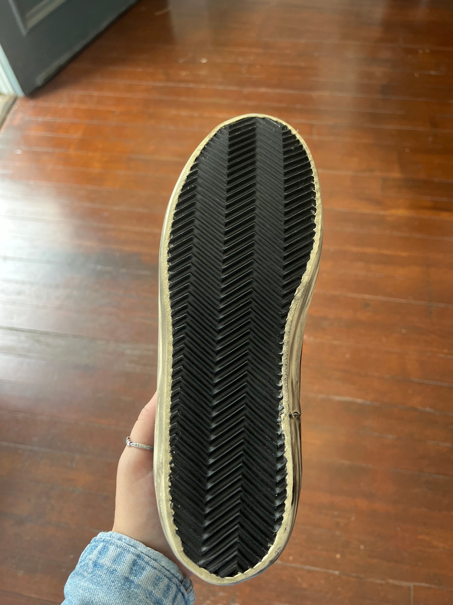 Golden Goose Black Skate Superstar Sneakers - 40